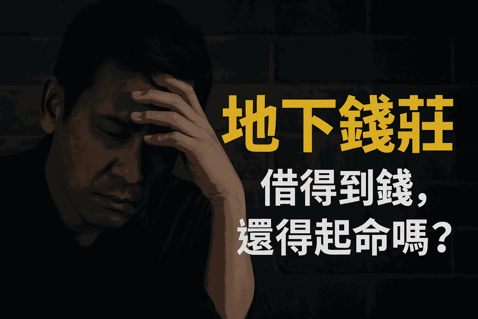 地下錢莊：借得到錢，還得起命嗎？