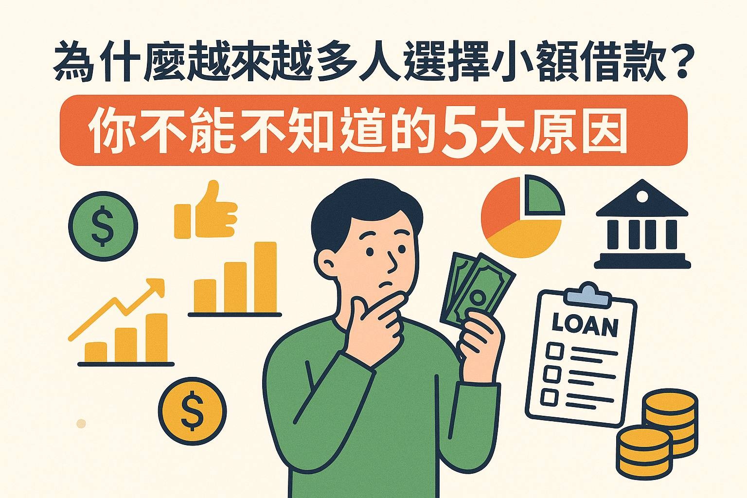 新手也能懂的小額借款系列（四）：為什麼越來越多人選擇小額借款？你不能不知道的5大原因